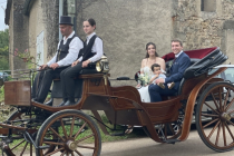 Notre calèche et son meneur