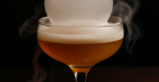 Un cocktail à la bulle de fumée – effet waouh garanti.