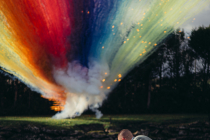 Spectacle de feu d'artifice de jour Millétoiles
