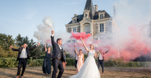 mariés unis dans le ciel