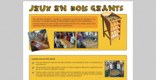 Jeux en bois géants