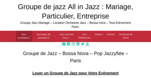 Groupe de jazz All in Jazz